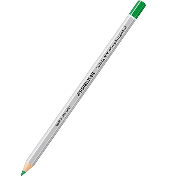 Lápiz NoPermanente Staedtler Lumocolor Omnichrom  Lapiz de color Verde 12 Unidades