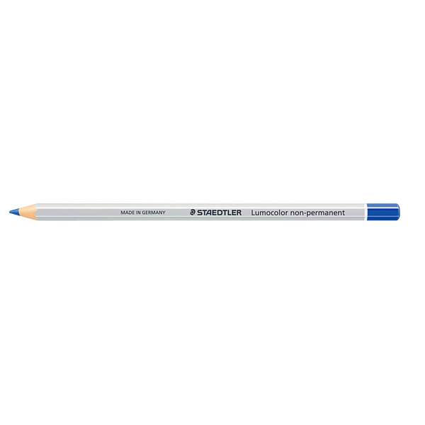 Lápiz NoPermanente Staedtler Lumocolor Omnichrom  Lapiz de color Azul 12 Unidades