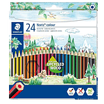 Lápices de Colores Staedtler Upcycled Wood Ecológico caja 24 colores