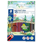 Lápices de Colores Staedtler Upcycled Wood Ecológico caja 18 colores