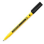 Staedtler 307 Noris Writing Pen Rotulador de Punta Fina - Trazo 0.6mm - Cuerpo Fabricado en un 97% de Plastico Reciclado - Color Negro