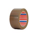 Tesa Cinta de Embalaje silenciosa en Polipropileno 50 mm x 66 mm  Marrón