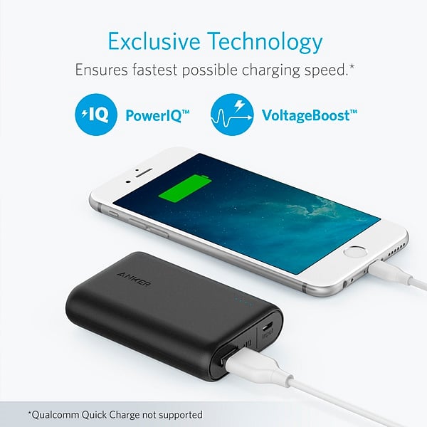 Anker PowerCore 10000 mAh negra  Powerbank