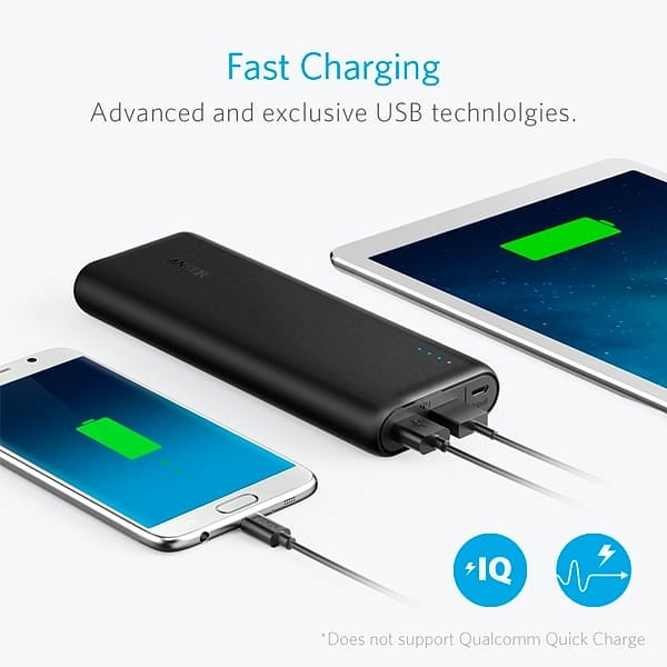 Anker PowerCore 15600 mAh negra  Powerbank