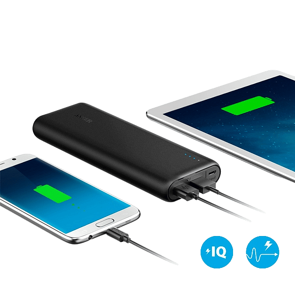Anker PowerCore 15600 mAh negra  Powerbank
