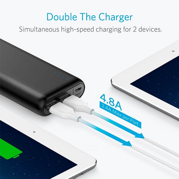 Anker PowerCore 20100 mAh negra  Powerbank