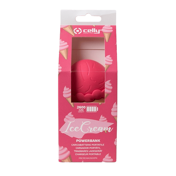 Celly Emoji Ice Cream 2600mAh  Powerbank