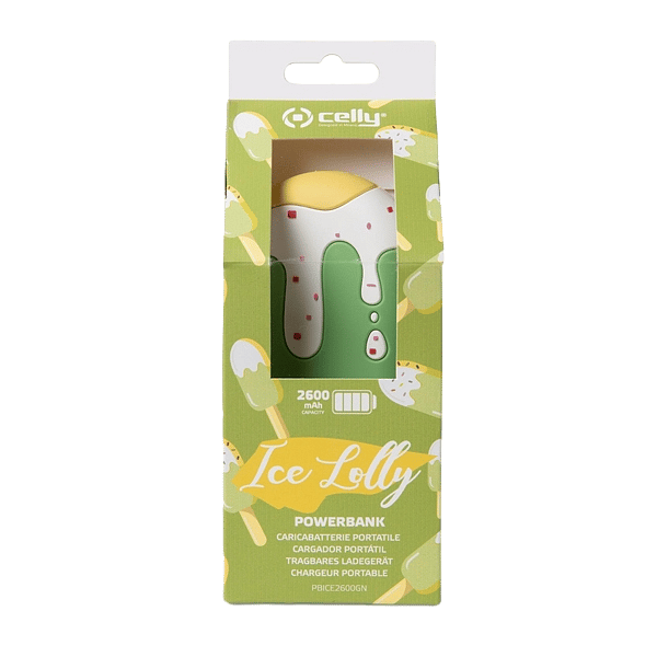 Celly Emoji Ice Lolly 2600mAh  Powerbank