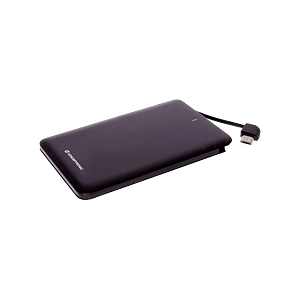 Conceptronic 2600mAh dual conector negra  Powerbank stand