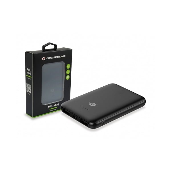 Conceptronic PowerBank Avil 5000mAh Negro  Batería