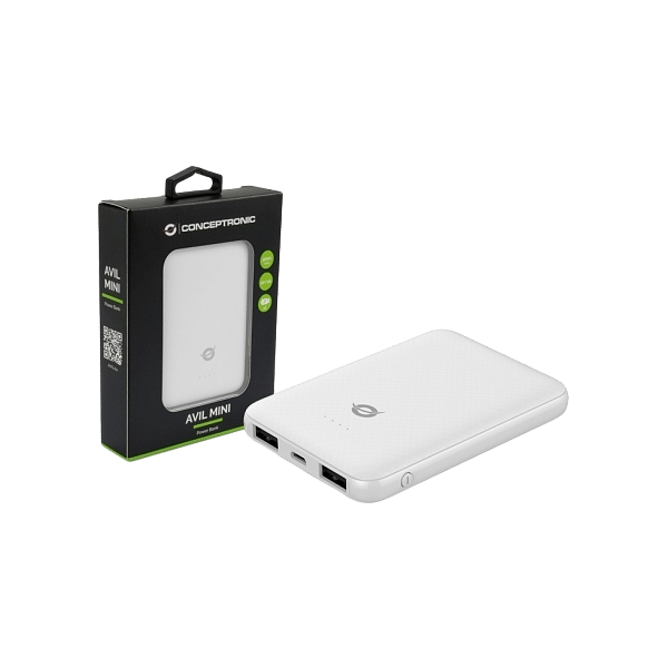 Conceptronic PowerBank Avil 5000mAh Blanco  Batería