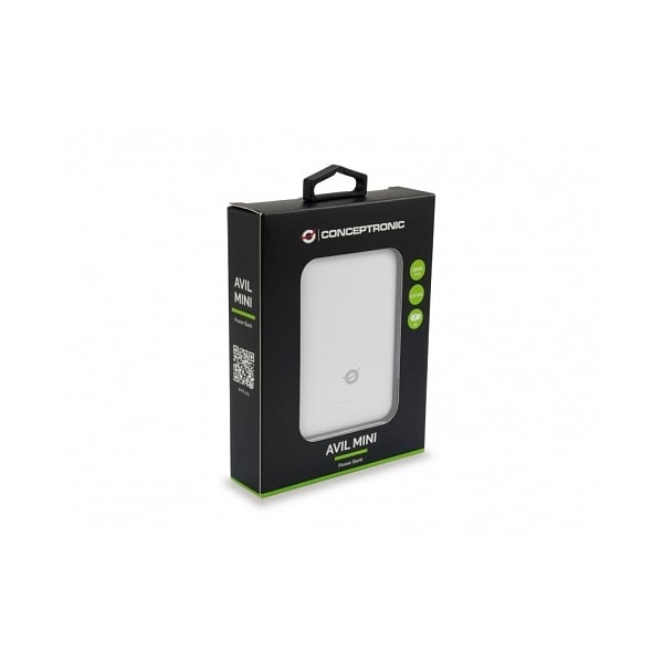 Conceptronic PowerBank Avil 5000mAh Blanco  Batería