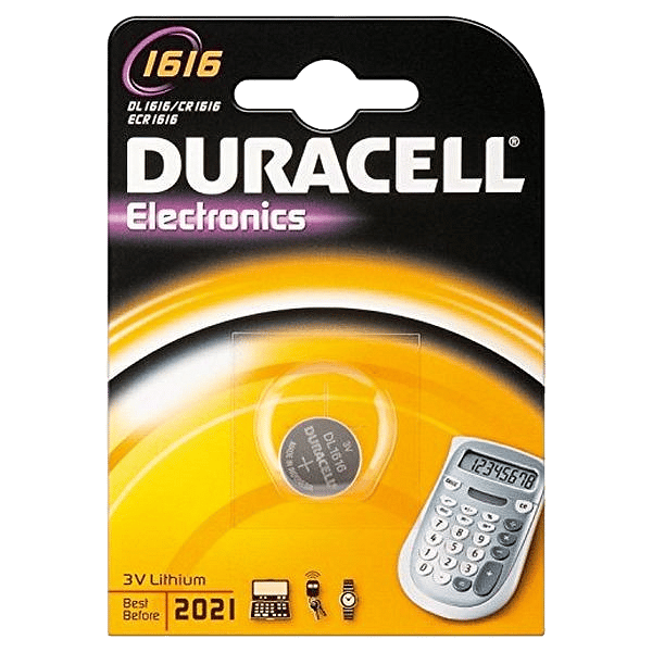 Duracell Pila Botón Litio CR1616 3V 1 unidad