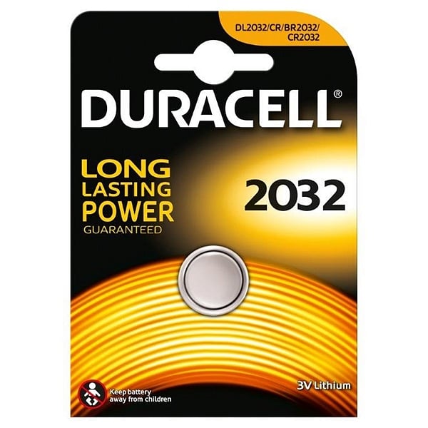 Duracell Pila Botón Litio CR2032 3V 1 unidad