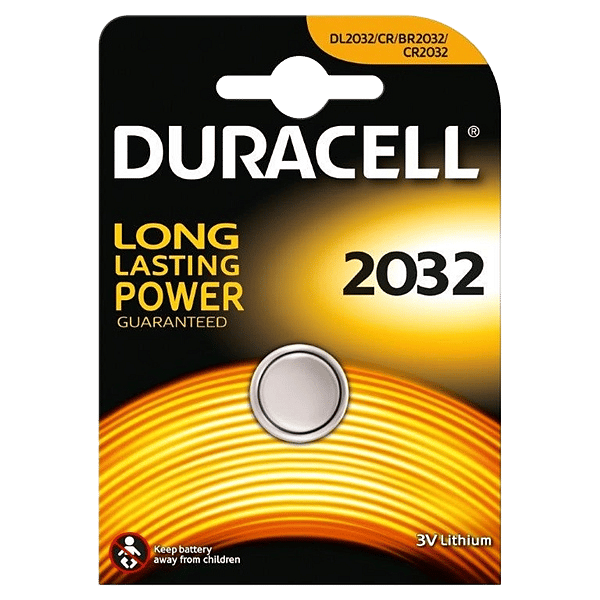 Duracell Pila Botón Litio CR2032 3V 1 unidad