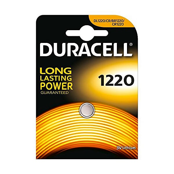 Duracell Pila Botón Litio CR1220 3V 1 unidad