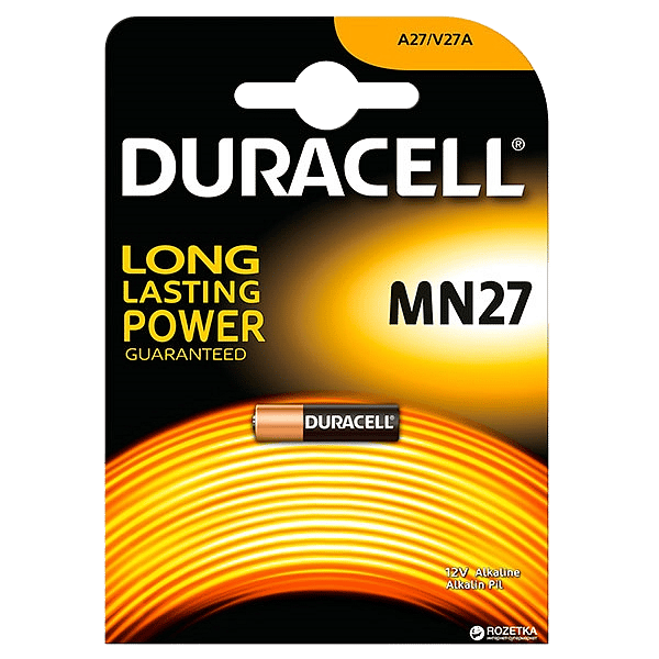 Duracell Pila Alcalina MN27 12V 1 unidad