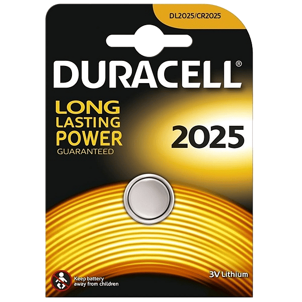 Duracell Pila Botón Litio CR2025 3V 1 unidad