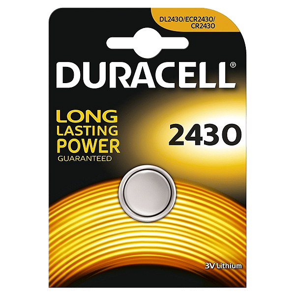 Duracell Pila Botón Litio CR2430 3V 1 unidad