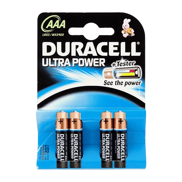 Duracell Pilas Alcalinas Ultra Power AAA 15V 4 unidades