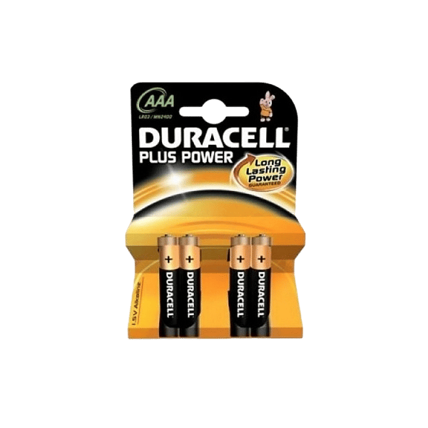Duracell Pilas Alcalinas Plus Power AAA 15V 4 unidades
