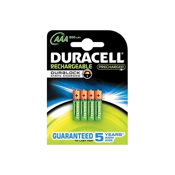 Duracell Pilas Recargables Recharge Ultra AAA 900mAh 4 uds