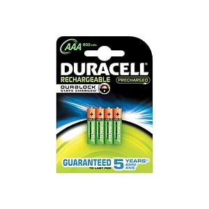 Duracell Pilas Recargables Recharge Ultra AAA 900mAh 4 uds