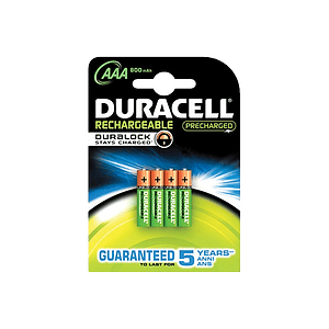 Duracell Pilas Recargables Recharge Ultra AAA 900mAh 4 uds