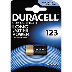 Duracell CR123A  Pila 3V Litio