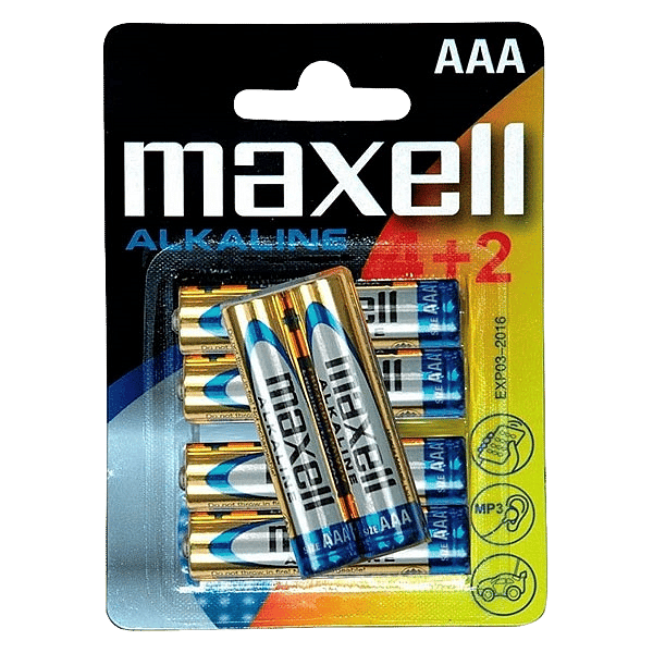 Maxell 42 pilas alcalinas AAA lr06  Pilas