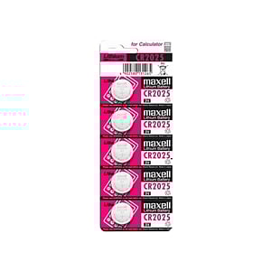Maxell Pila botón Litio CR2025 3V Blister 5  Pilas