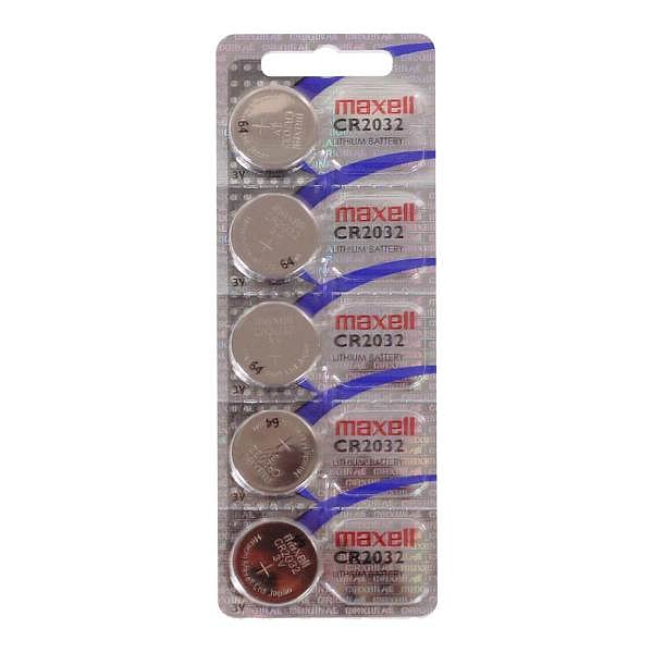 Maxell CR2032 Pila botón 3V Lítio Pack 5 Unidades