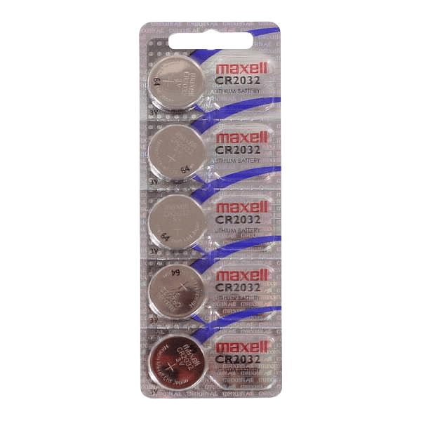 Maxell CR2032 Pila botón 3V Lítio Pack 5 Unidades