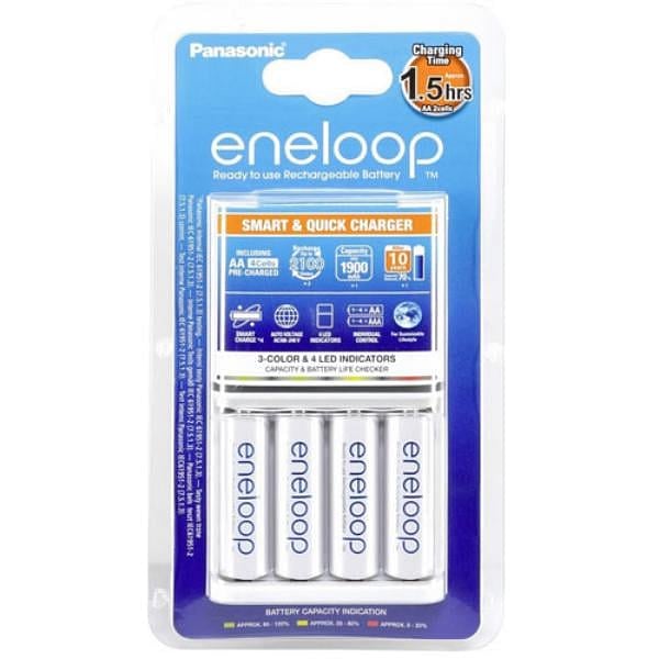 Panasonic Eneloop Quick Charger BQCC55  1x4 AA 1900mAh
