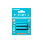 Panasonic Eneloop Lite AA 950mAh NiMH Pack 2  Pilas recargables