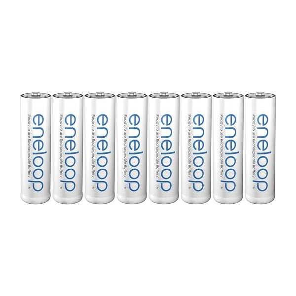 Panasonic Eneloop AA 1900mAh NiMH Pack 8  Pilas recargables