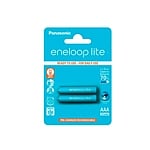 Panasonic Eneloop Lite AAA 550mAh NiMH Pack 2  Pilas recargables
