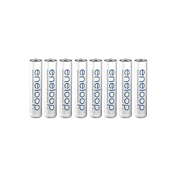 Panasonic Eneloop AAA 750mAh NiMH Pack 8  Pilas recargables