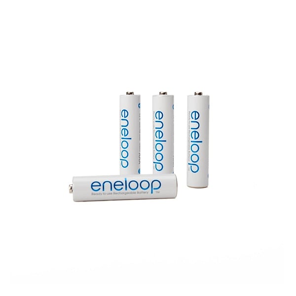 Panasonic Eneloop AAA 750mAh x4  caja para pilas