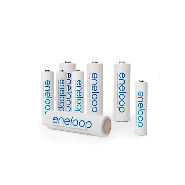 Panasonic Eneloop x4 AA 1900mAh  x4 AAA 750mAh  Pilas