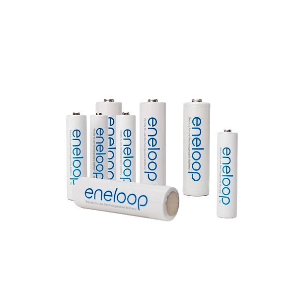 Panasonic Eneloop x4 AA 1900mAh  x4 AAA 750mAh  Pilas