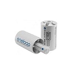 Panasonic Eneloop Adaptador de pilas AAAAA a D x2