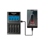 Panasonic Eneloop Cargador Premium con Display LCD