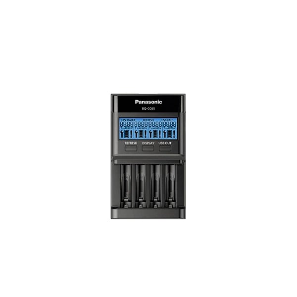 Panasonic Eneloop Cargador Premium con Display LCD