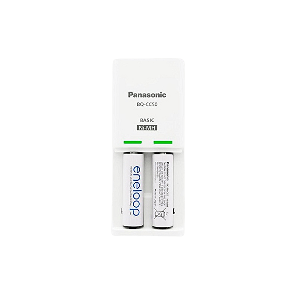 Panasonic Eneloop Cargador Compacto  2 pilas AA 1900mAh