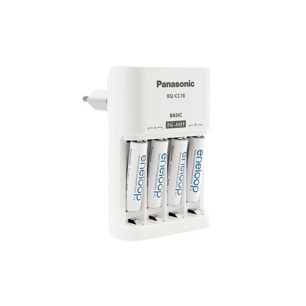 Panasonic Eneloop Cargador Básico  4 pilas AAA 750mAh