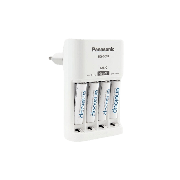 Panasonic Eneloop Cargador Básico  4 pilas AAA 750mAh