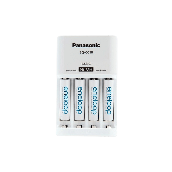 Panasonic Eneloop Cargador Básico  4 pilas AAA 750mAh