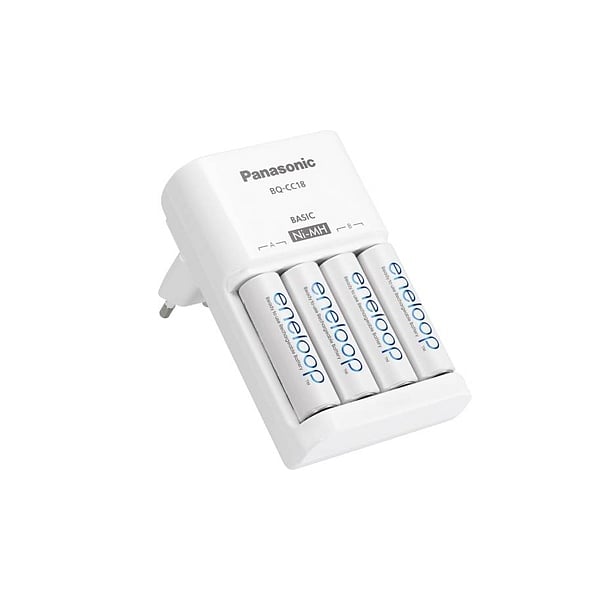 Panasonic Eneloop Cargador Básico  4 pilas AA 1900mAh