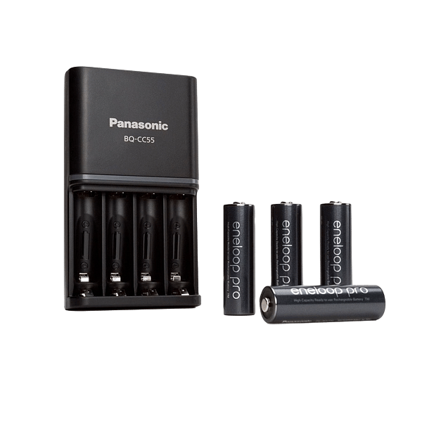 Panasonic Eneloop Cargador Smart amp Quick  x4 AA 2500mAh